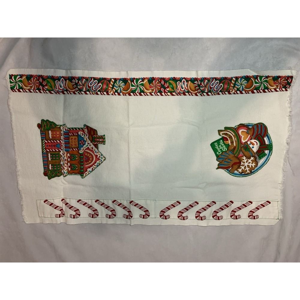 Cookies For Santa Christmas Table Runner Topper Winter Kitchen Dining 26" x 15"